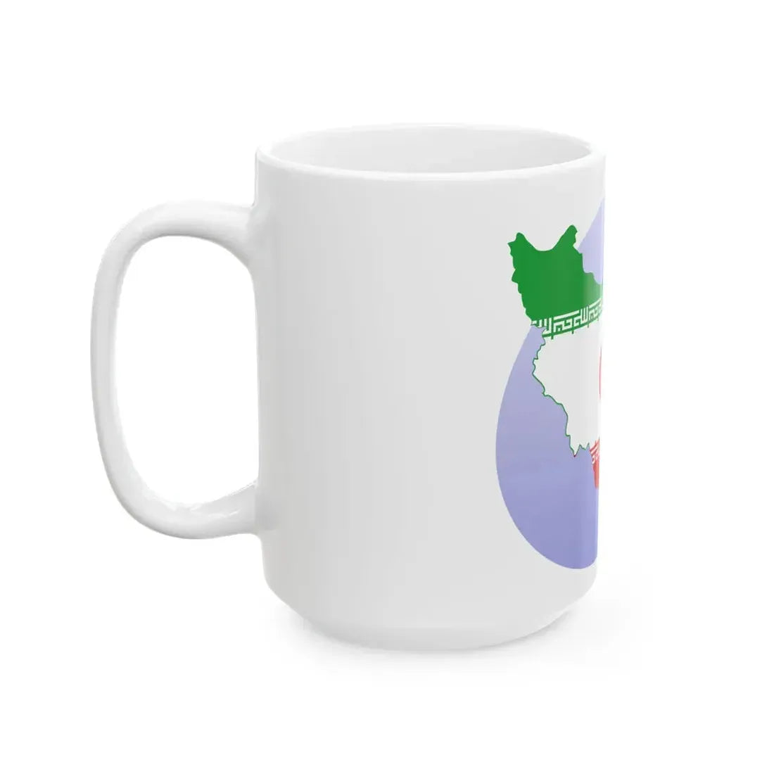 P icon Iran (Iran) White Coffee Mug - Go Mug Yourself