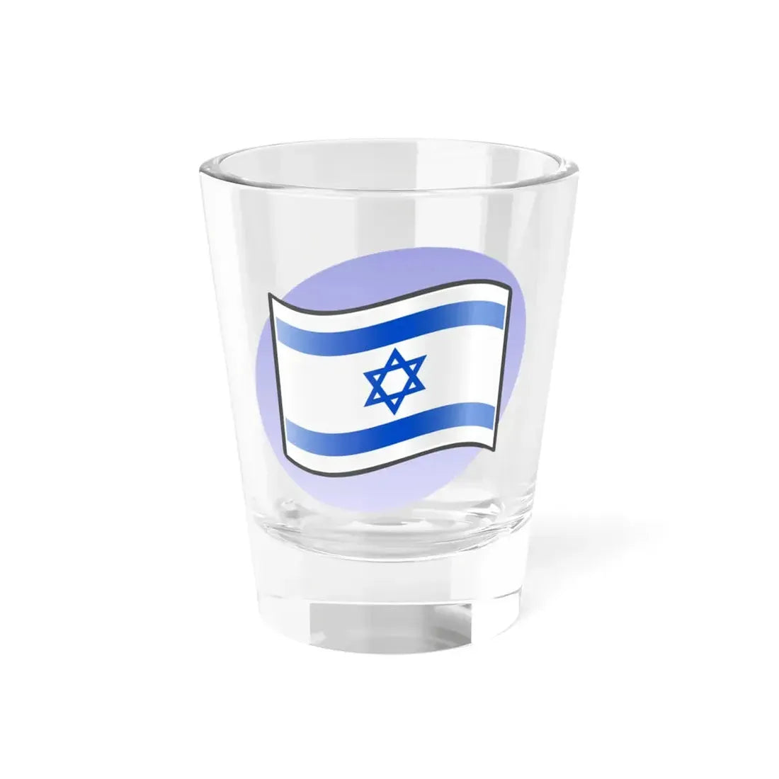 P Israel Flag (Israel) Shot Glass 1.5oz 1.5oz - Go Mug Yourself