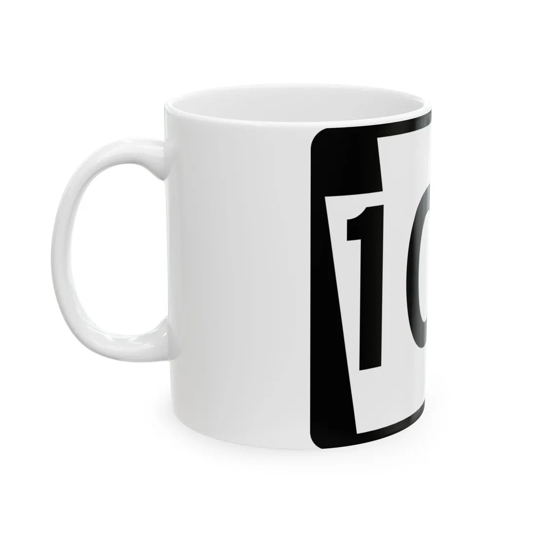PA-105 (Pennsylvania) (Road Sign) White Coffee Mug - Go Mug Yourself
