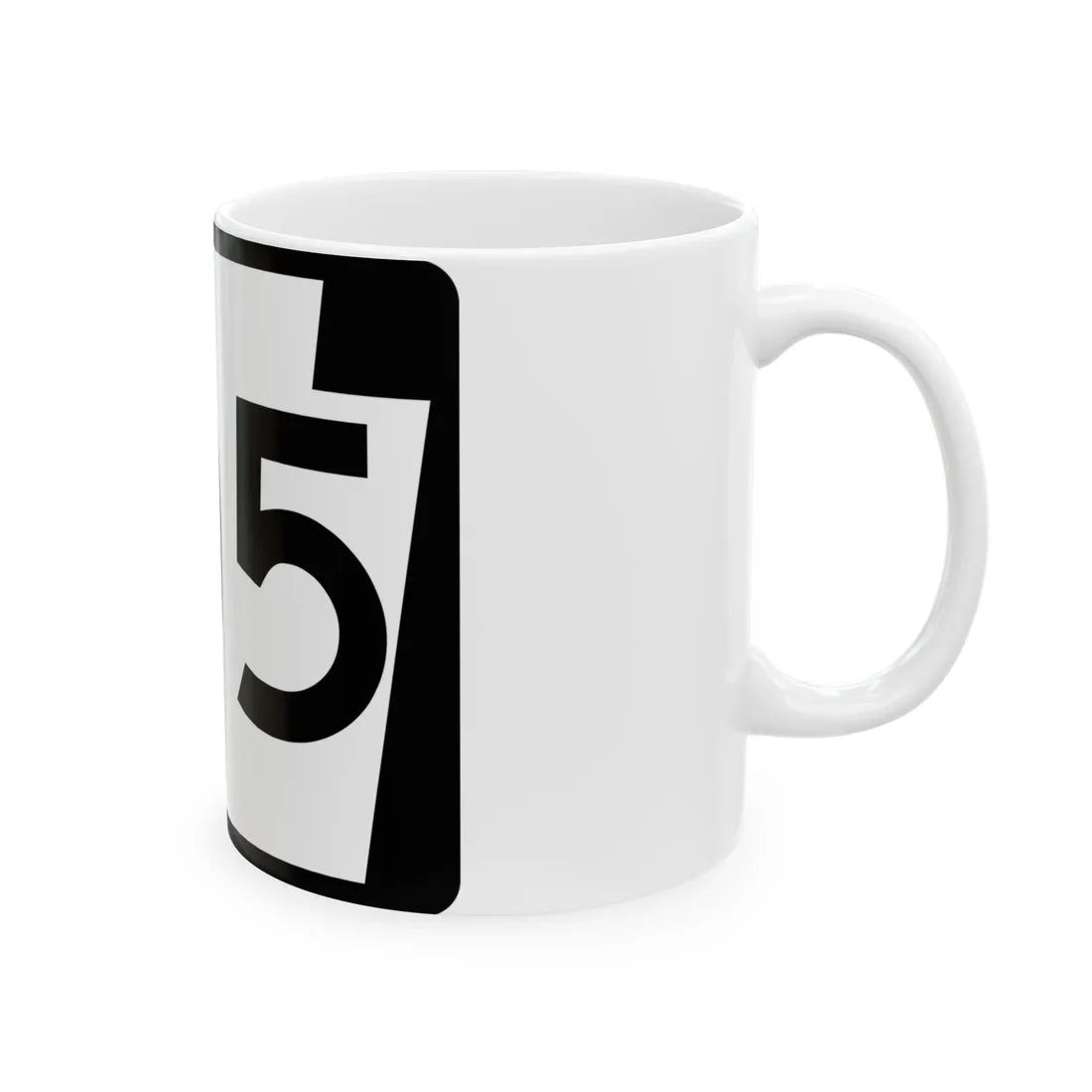 PA-105 (Pennsylvania) (Road Sign) White Coffee Mug - Go Mug Yourself