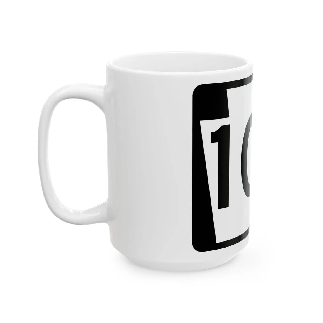 PA-105 (Pennsylvania) (Road Sign) White Coffee Mug - Go Mug Yourself