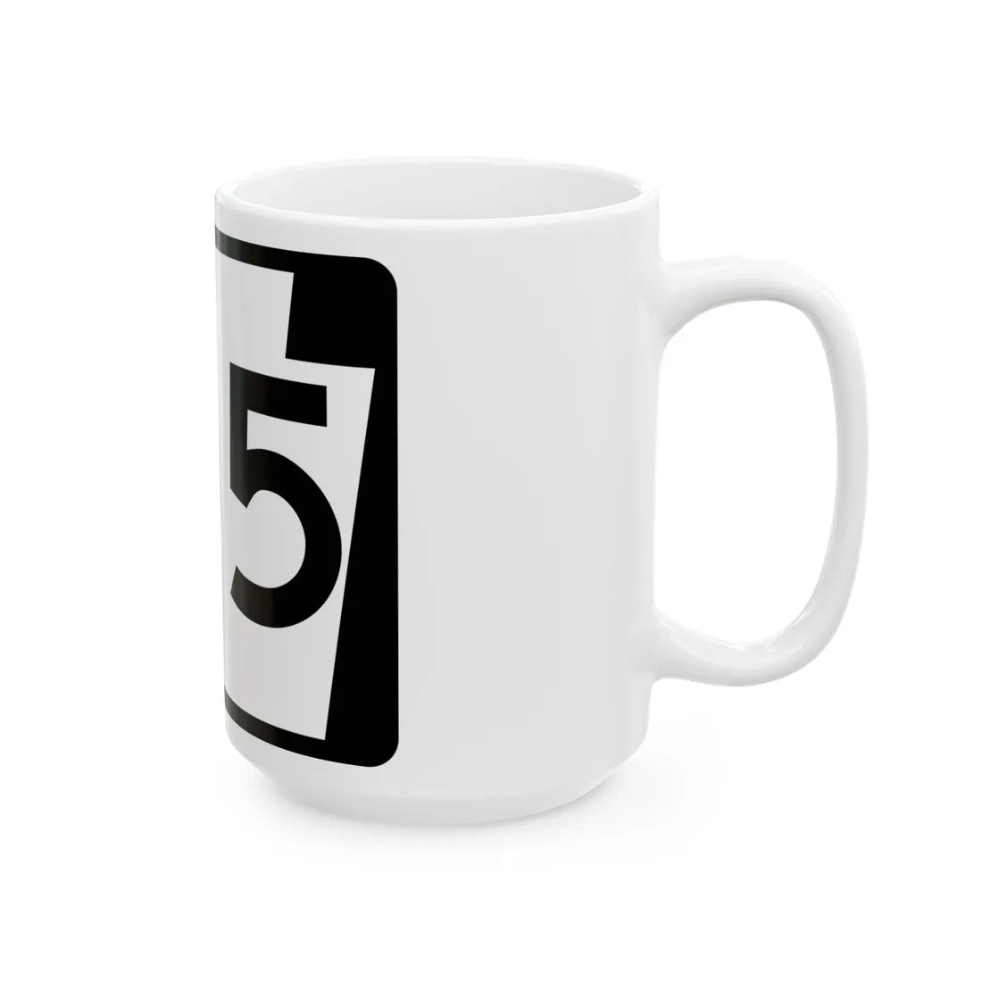 PA-105 (Pennsylvania) (Road Sign) White Coffee Mug - Go Mug Yourself