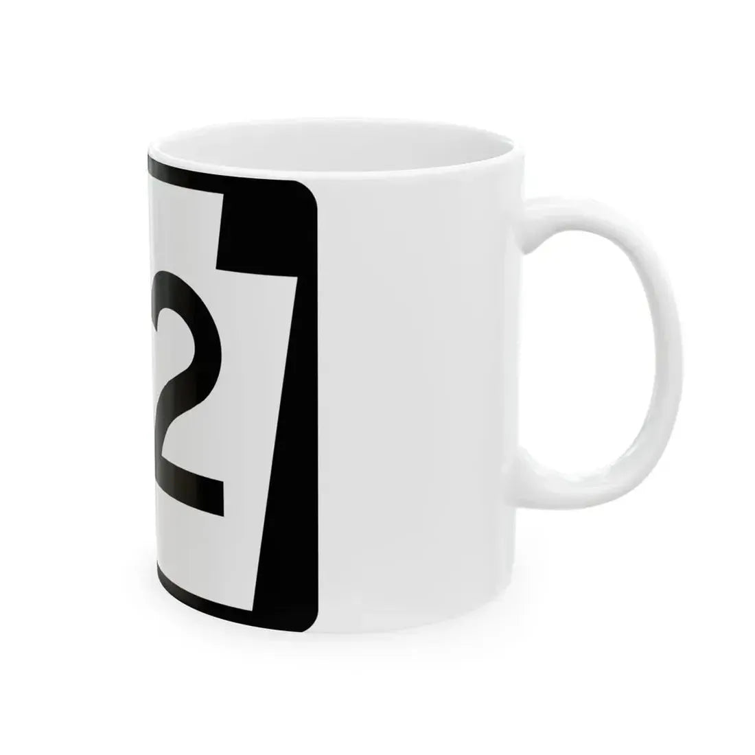 PA-112 (Pennsylvania) (Road Sign) White Coffee Mug - Go Mug Yourself