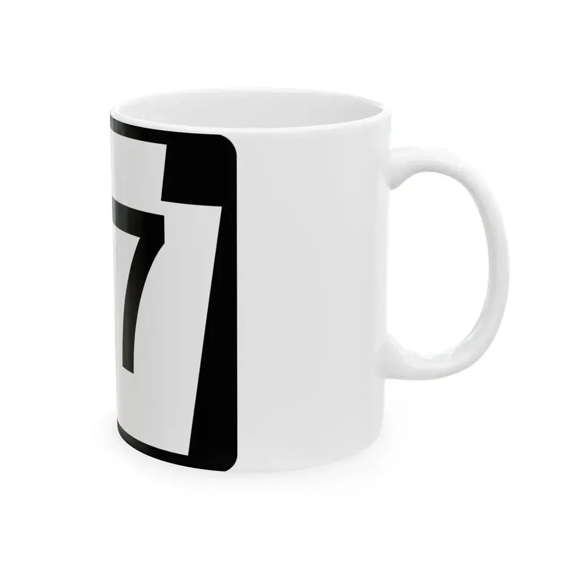 PA-117 (Pennsylvania) (Road Sign) White Coffee Mug - Go Mug Yourself
