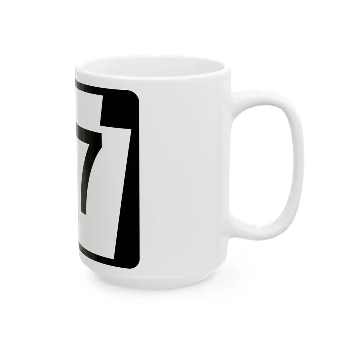 PA-117 (Pennsylvania) (Road Sign) White Coffee Mug - Go Mug Yourself