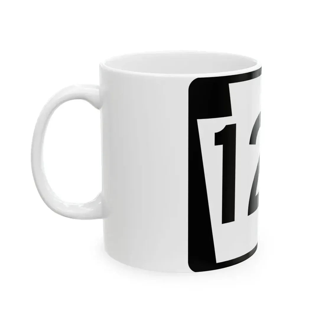PA-127 (Pennsylvania) (Road Sign) White Coffee Mug - Go Mug Yourself