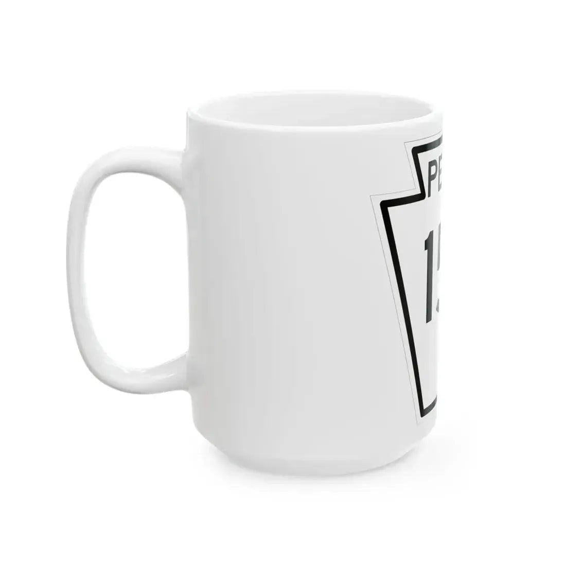 PA-150 1948 (Pennsylvania) (Road Sign) White Coffee Mug - Go Mug Yourself