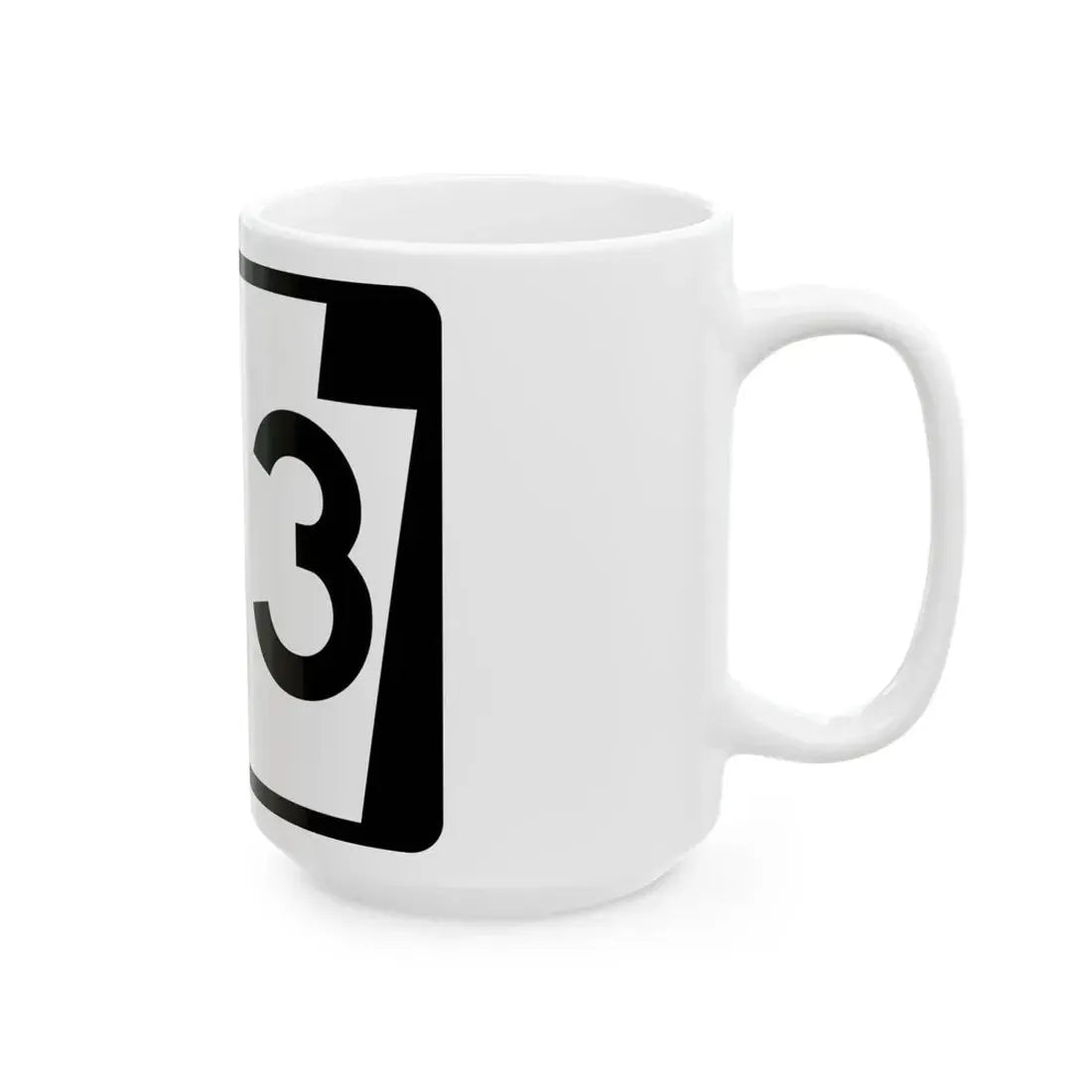 PA-163 (Pennsylvania) (Road Sign) White Coffee Mug - Go Mug Yourself