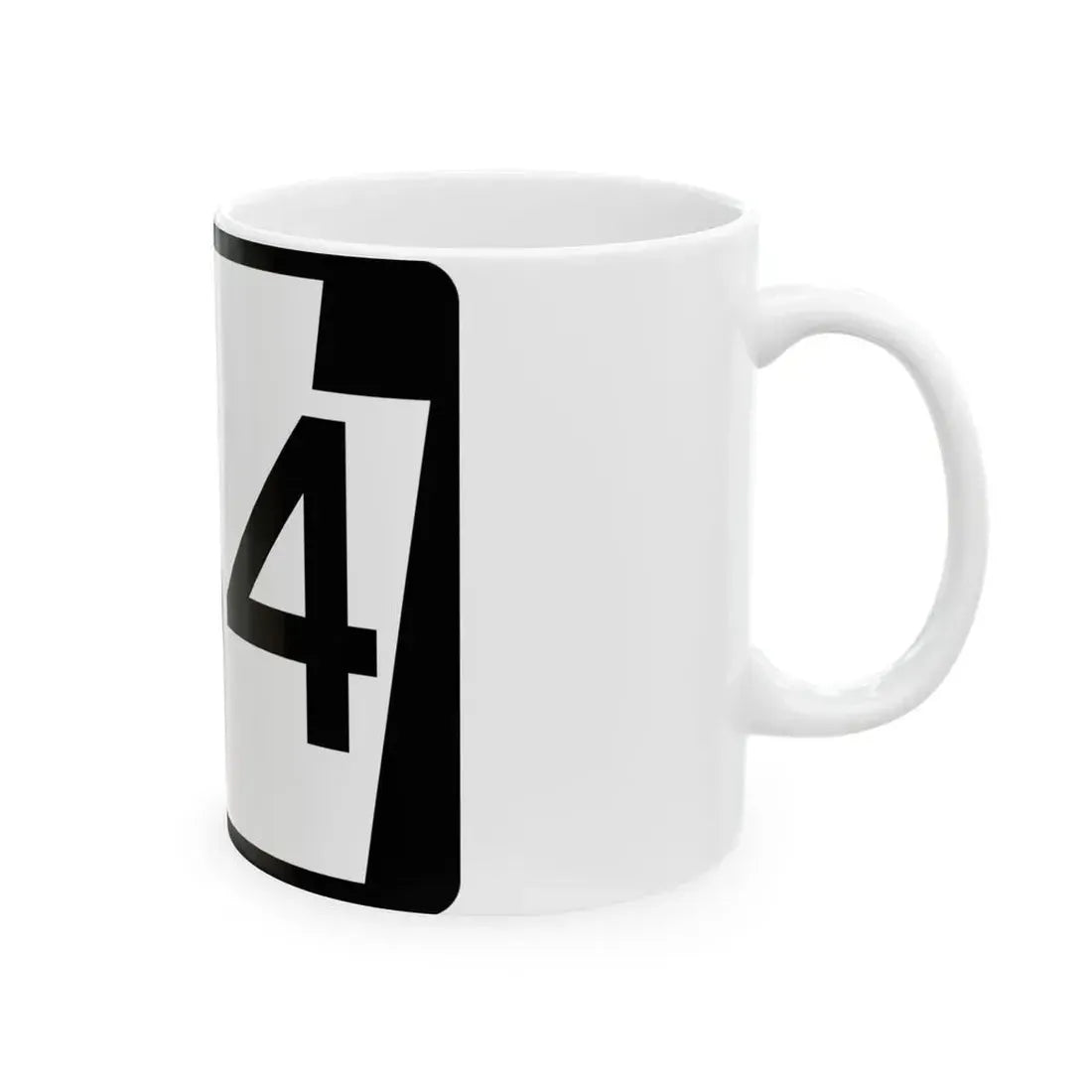 PA-164 (Pennsylvania) (Road Sign) White Coffee Mug - Go Mug Yourself