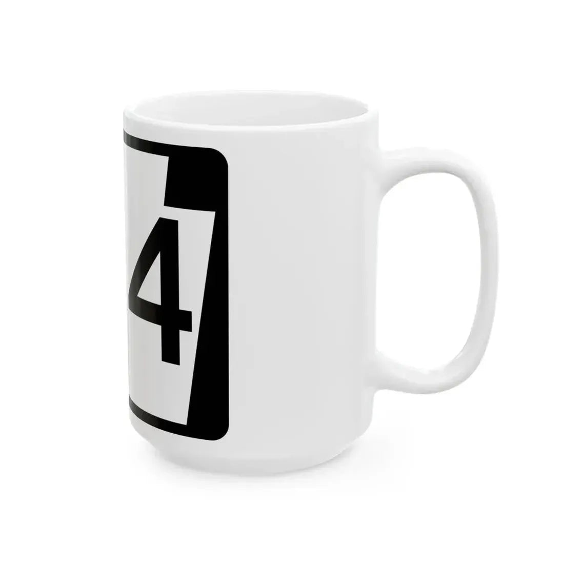 PA-164 (Pennsylvania) (Road Sign) White Coffee Mug - Go Mug Yourself
