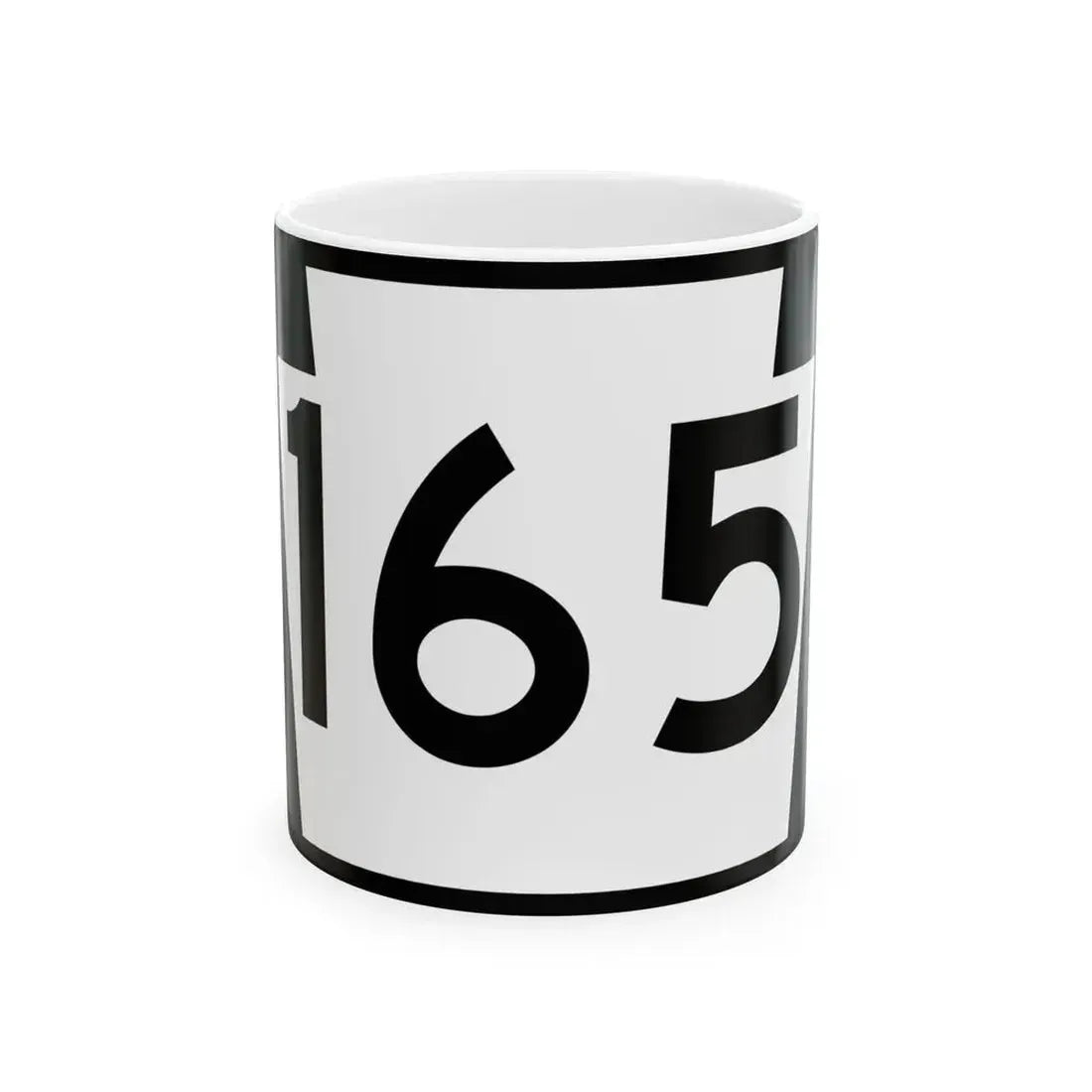 PA-165 (Pennsylvania) (Road Sign) White Coffee Mug 11oz - Go Mug Yourself