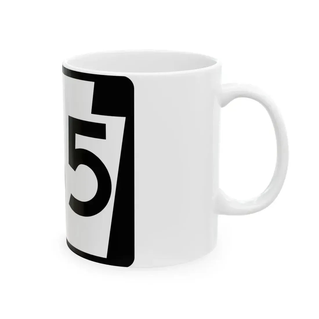 PA-165 (Pennsylvania) (Road Sign) White Coffee Mug - Go Mug Yourself