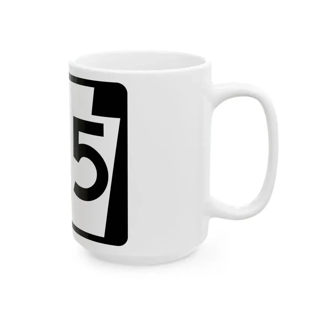 PA-165 (Pennsylvania) (Road Sign) White Coffee Mug - Go Mug Yourself