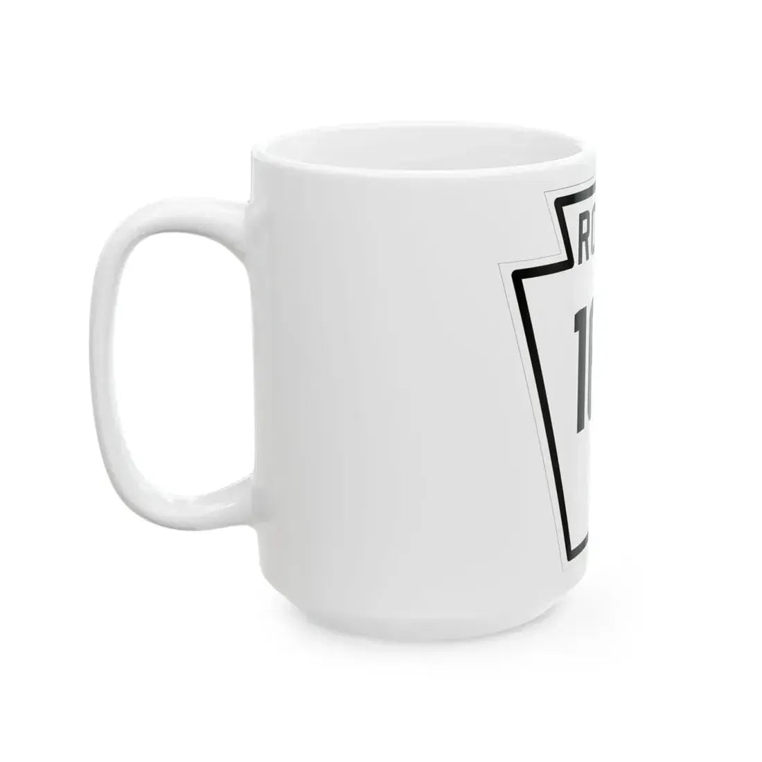 PA-168 1926 (Pennsylvania) (Road Sign) White Coffee Mug - Go Mug Yourself