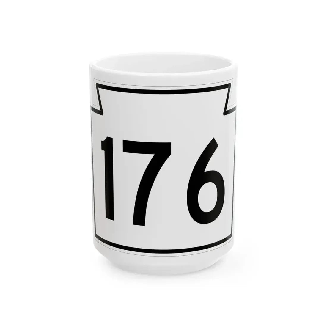 PA-176 1962 (Pennsylvania) (Road Sign) White Coffee Mug 15oz - Go Mug Yourself
