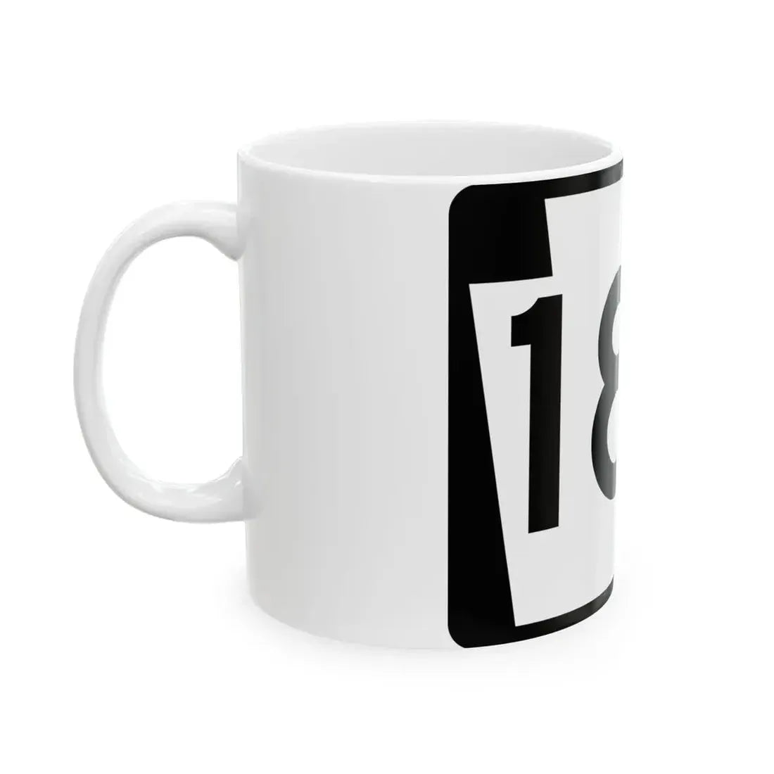 PA-187 (Pennsylvania) (Road Sign) White Coffee Mug - Go Mug Yourself