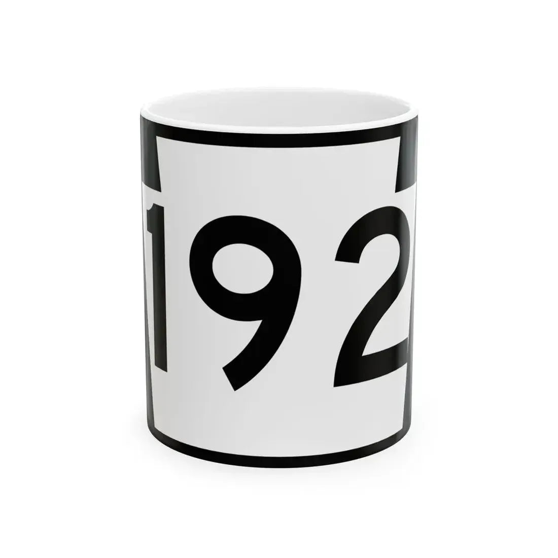 PA-192 (Pennsylvania) (Road Sign) White Coffee Mug 11oz - Go Mug Yourself