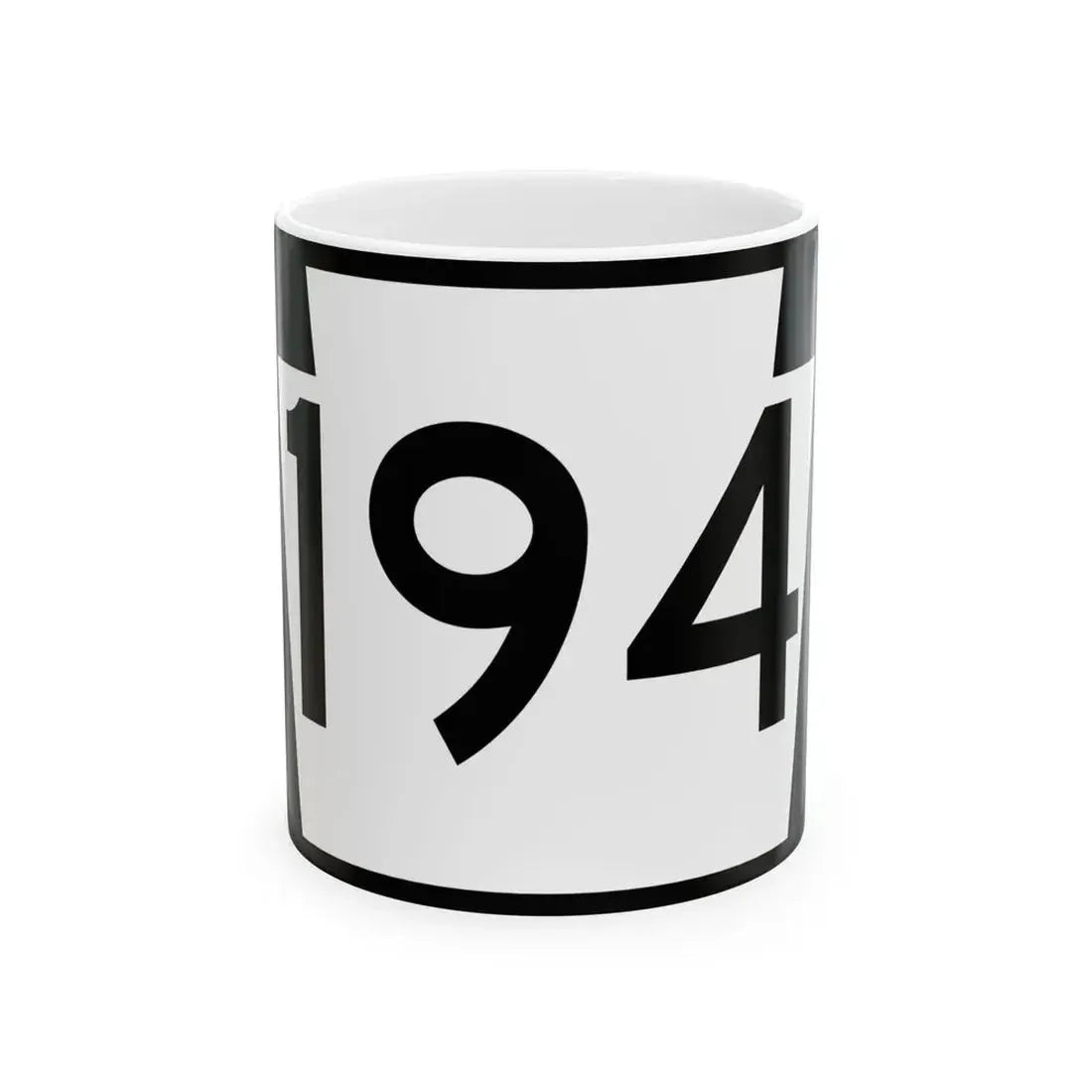 PA-194 (Pennsylvania) (Road Sign) White Coffee Mug 11oz - Go Mug Yourself
