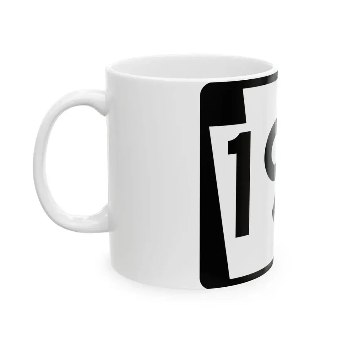 PA-197 (Pennsylvania) (Road Sign) White Coffee Mug - Go Mug Yourself