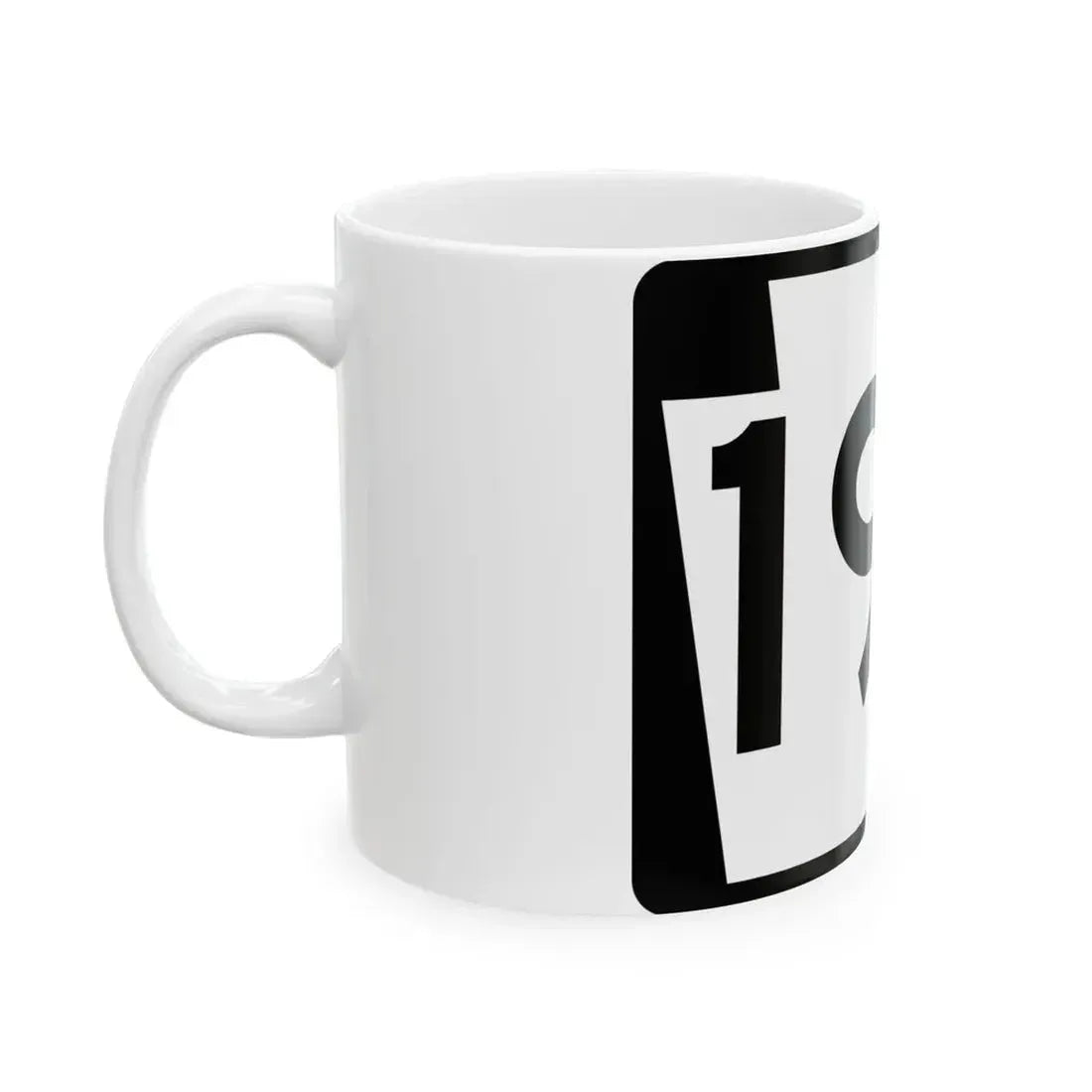 PA-198 (Pennsylvania) (Road Sign) White Coffee Mug - Go Mug Yourself