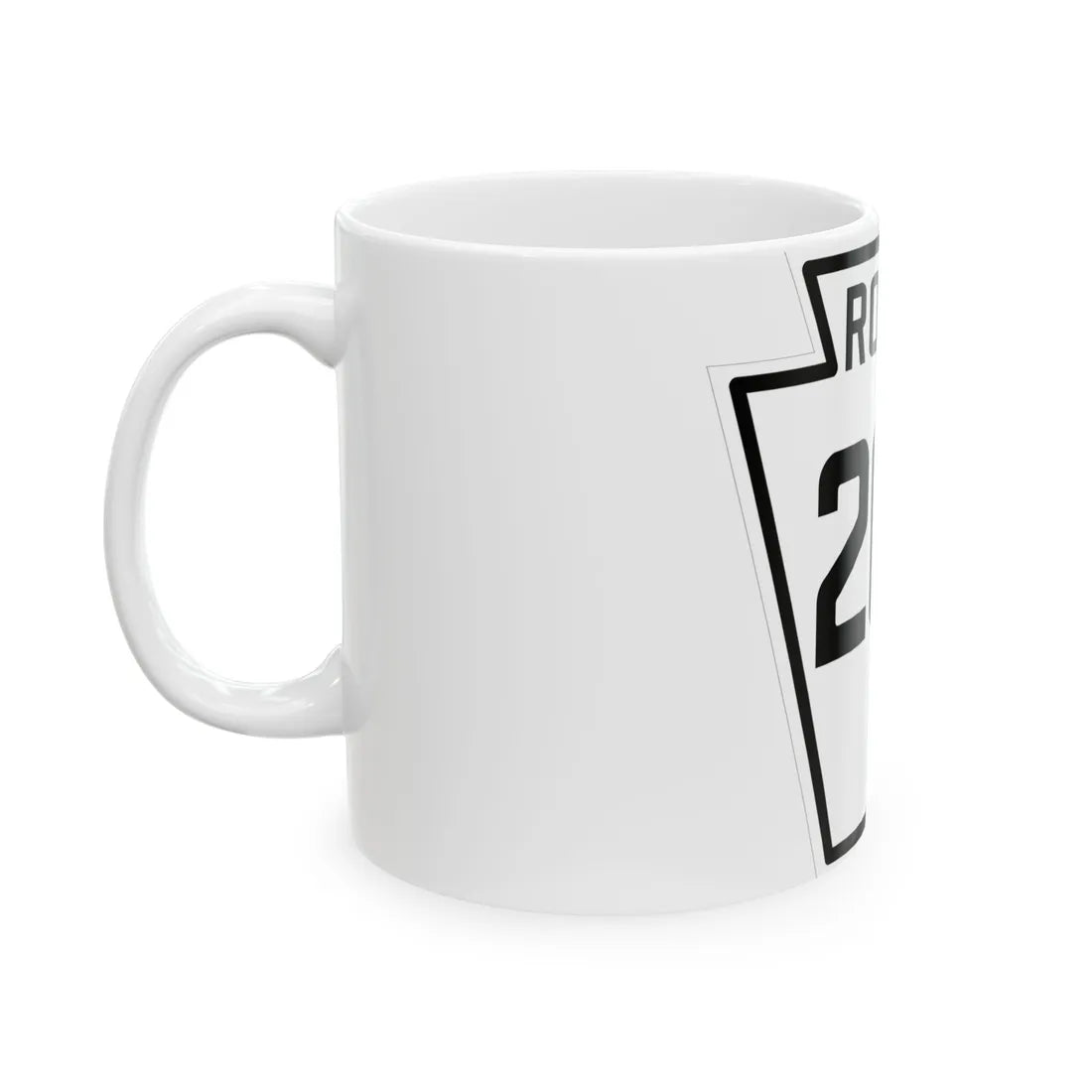 PA-202 1926 (Pennsylvania) (Road Sign) White Coffee Mug - Go Mug Yourself