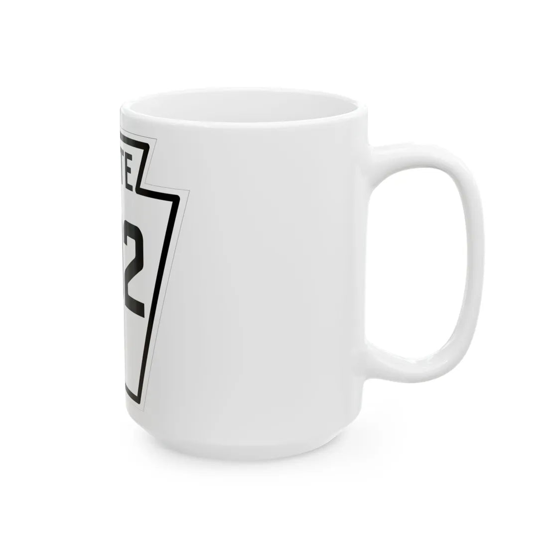 PA-202 1926 (Pennsylvania) (Road Sign) White Coffee Mug - Go Mug Yourself