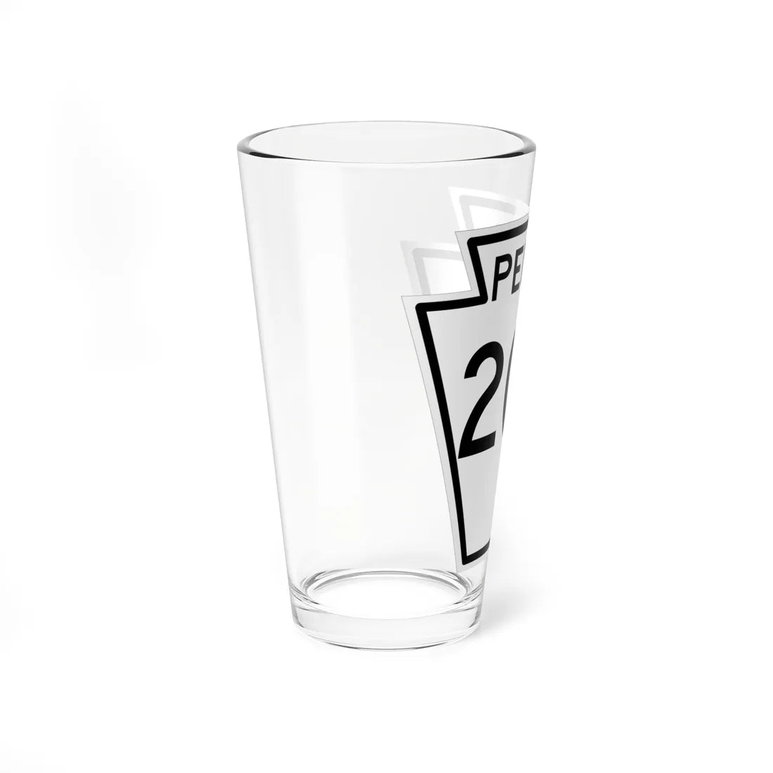 PA-204 1948 (Pennsylvania) (Road Sign) Pint Glass 16oz - Go Mug Yourself