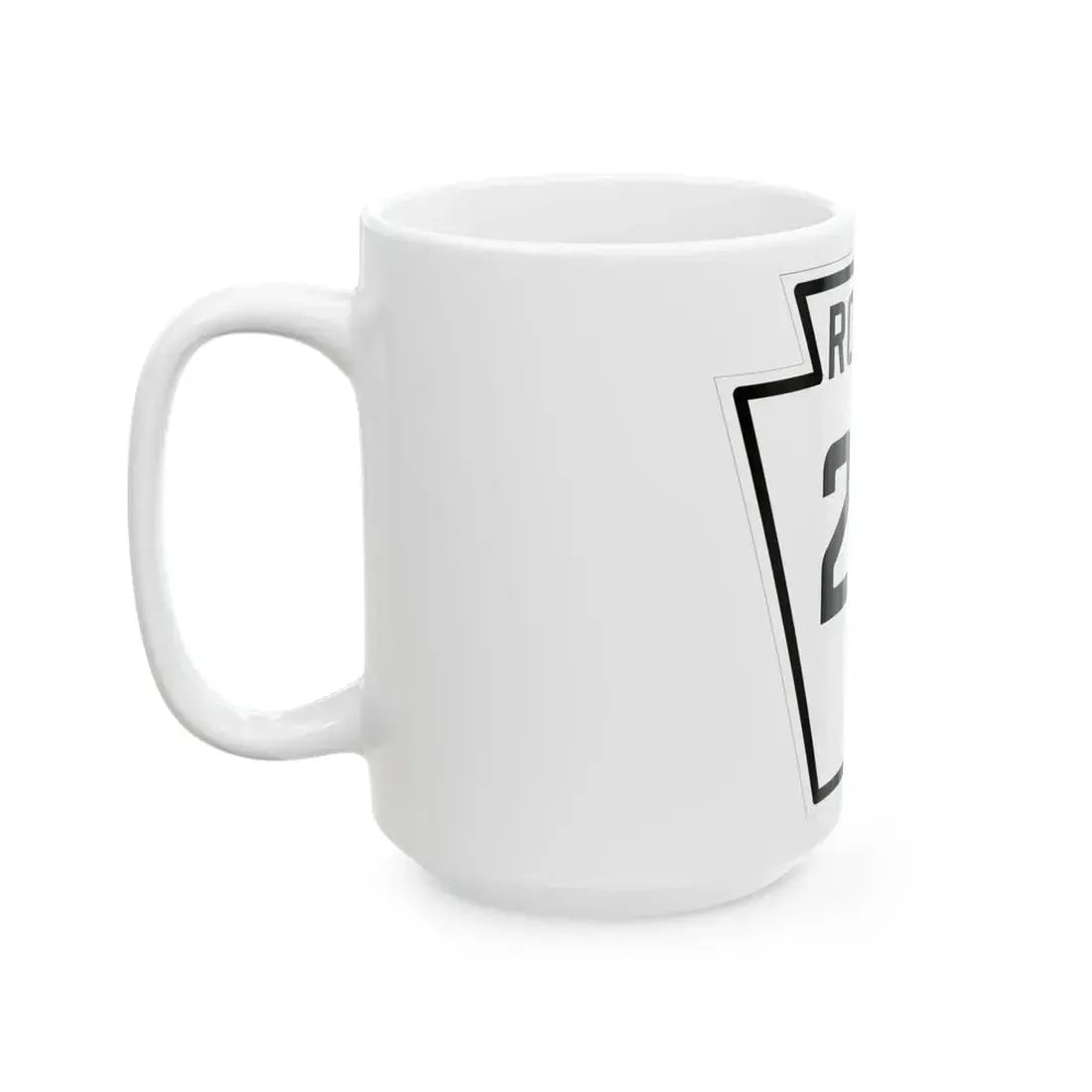PA-216 1926 (Pennsylvania) (Road Sign) White Coffee Mug - Go Mug Yourself