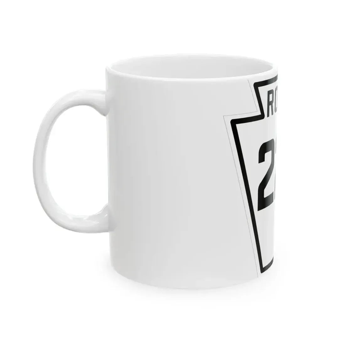 PA-223 1926 (Pennsylvania) (Road Sign) White Coffee Mug - Go Mug Yourself