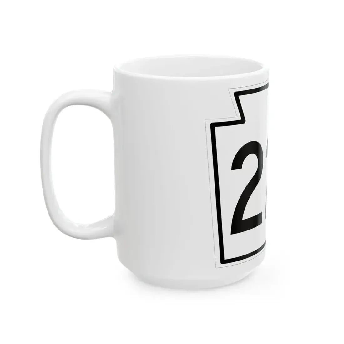 PA-223 1962 (Pennsylvania) (Road Sign) White Coffee Mug - Go Mug Yourself
