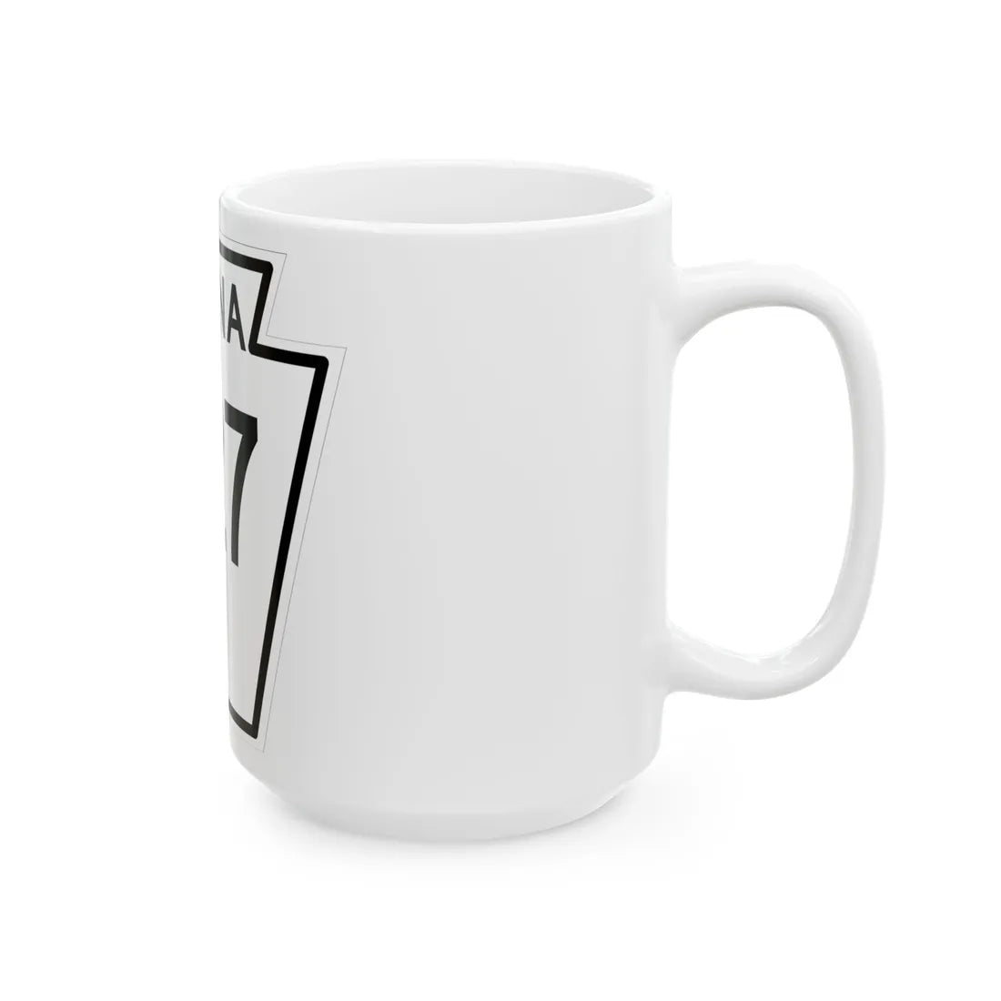 PA-227 1948 (Pennsylvania) (Road Sign) White Coffee Mug - Go Mug Yourself