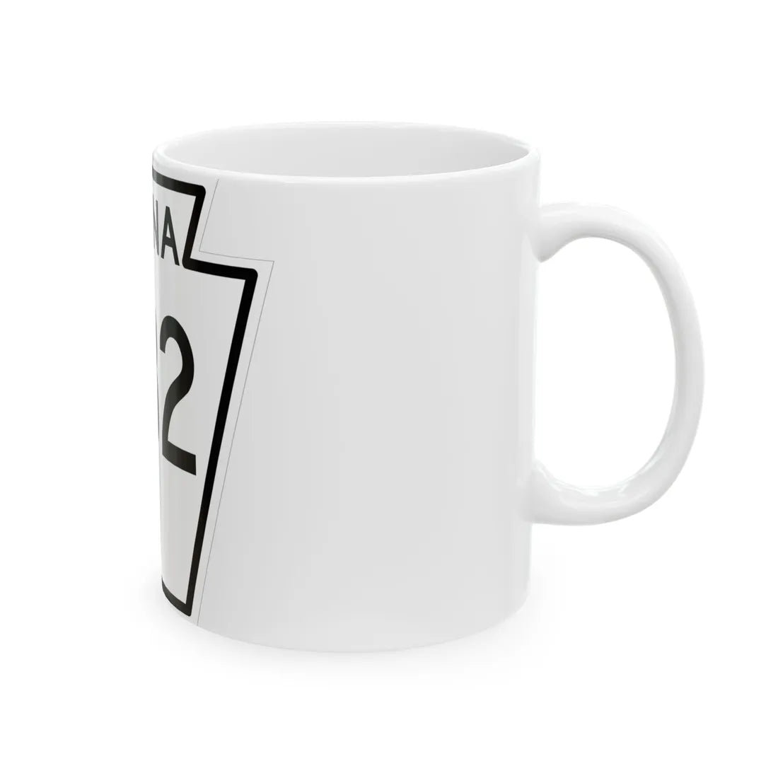 PA-232 1948 (Pennsylvania) (Road Sign) White Coffee Mug - Go Mug Yourself