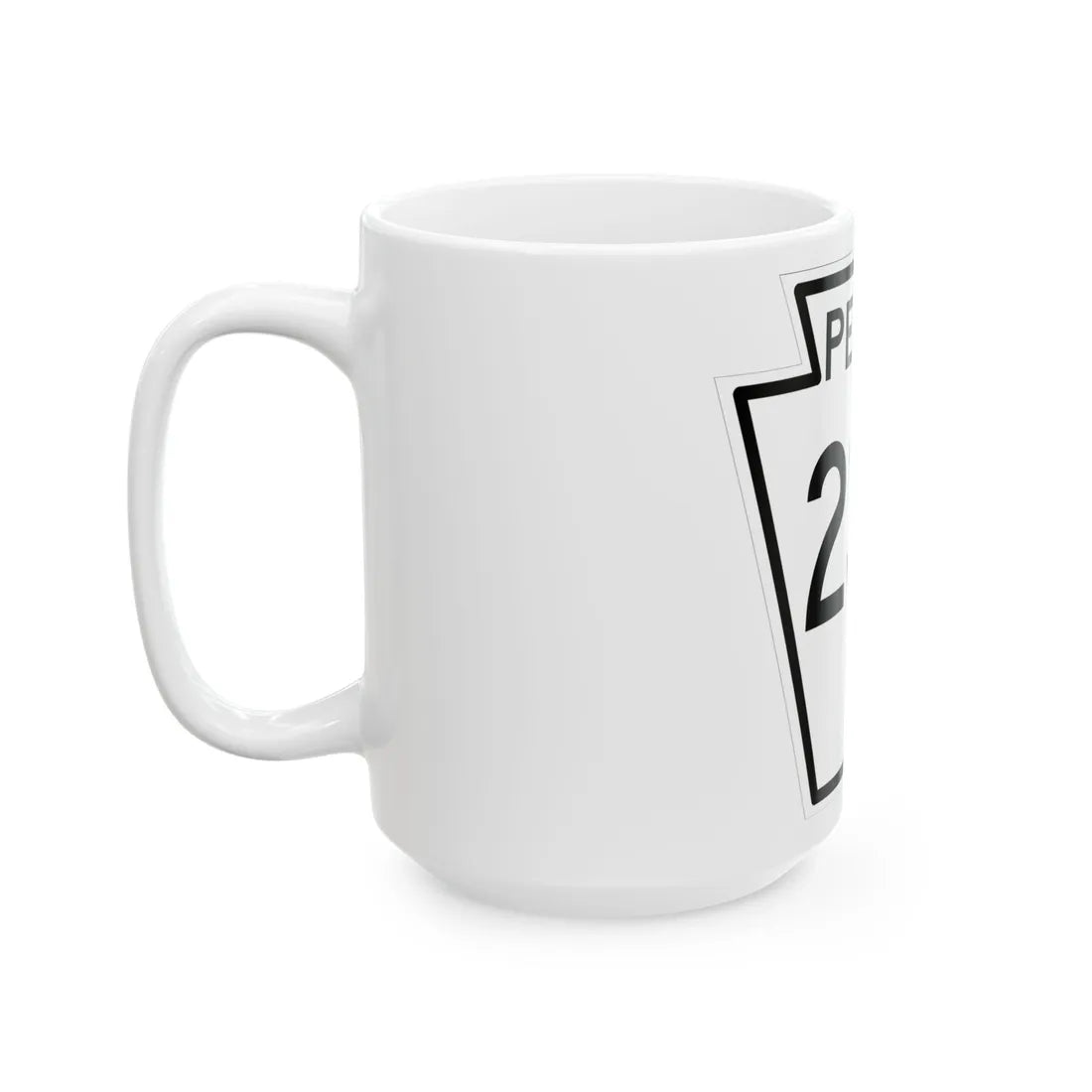 PA-232 1948 (Pennsylvania) (Road Sign) White Coffee Mug - Go Mug Yourself