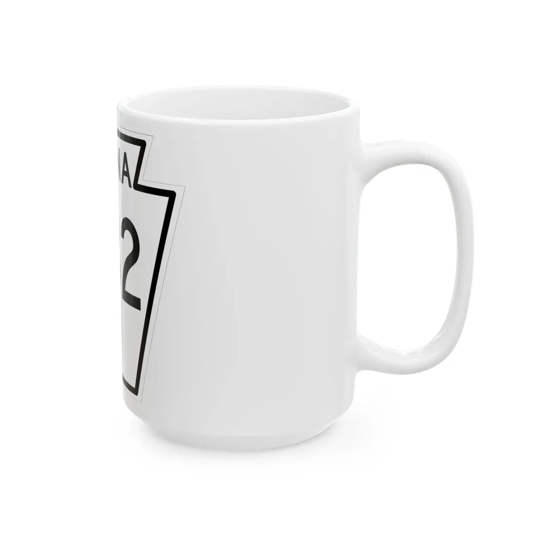 PA-232 1948 (Pennsylvania) (Road Sign) White Coffee Mug - Go Mug Yourself