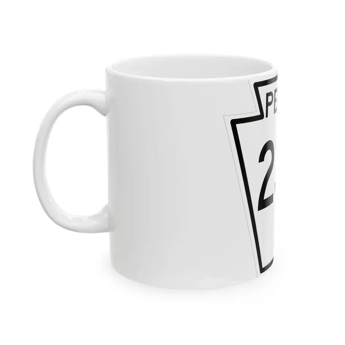 PA-238 1948 (Pennsylvania) (Road Sign) White Coffee Mug - Go Mug Yourself