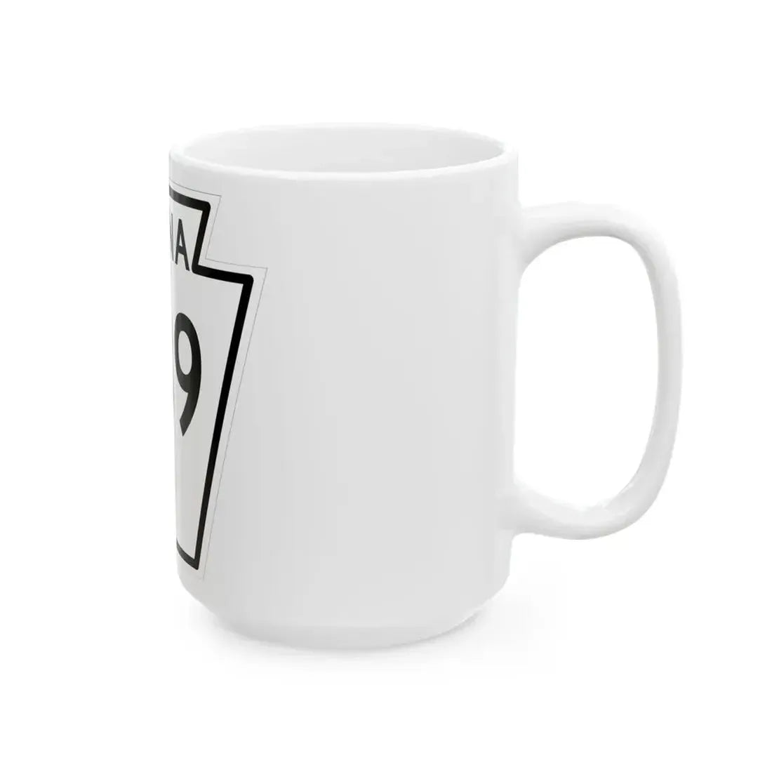 PA-239 1948 (Pennsylvania) (Road Sign) White Coffee Mug - Go Mug Yourself