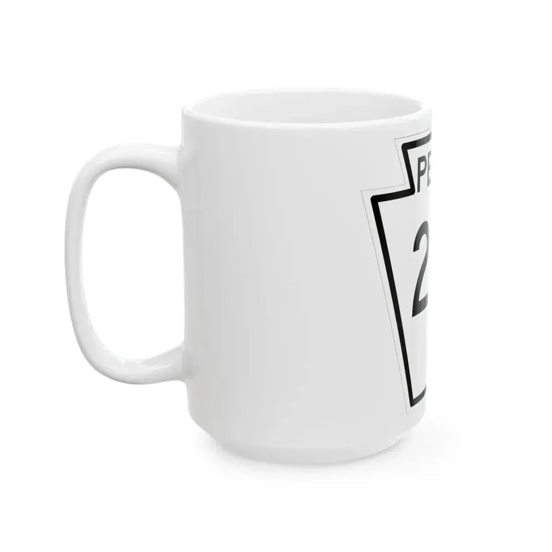 PA-241 1948 (Pennsylvania) (Road Sign) White Coffee Mug - Go Mug Yourself