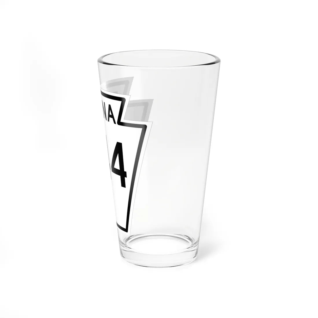 PA-244 1948 (Pennsylvania) (Road Sign) Pint Glass 16oz - Go Mug Yourself