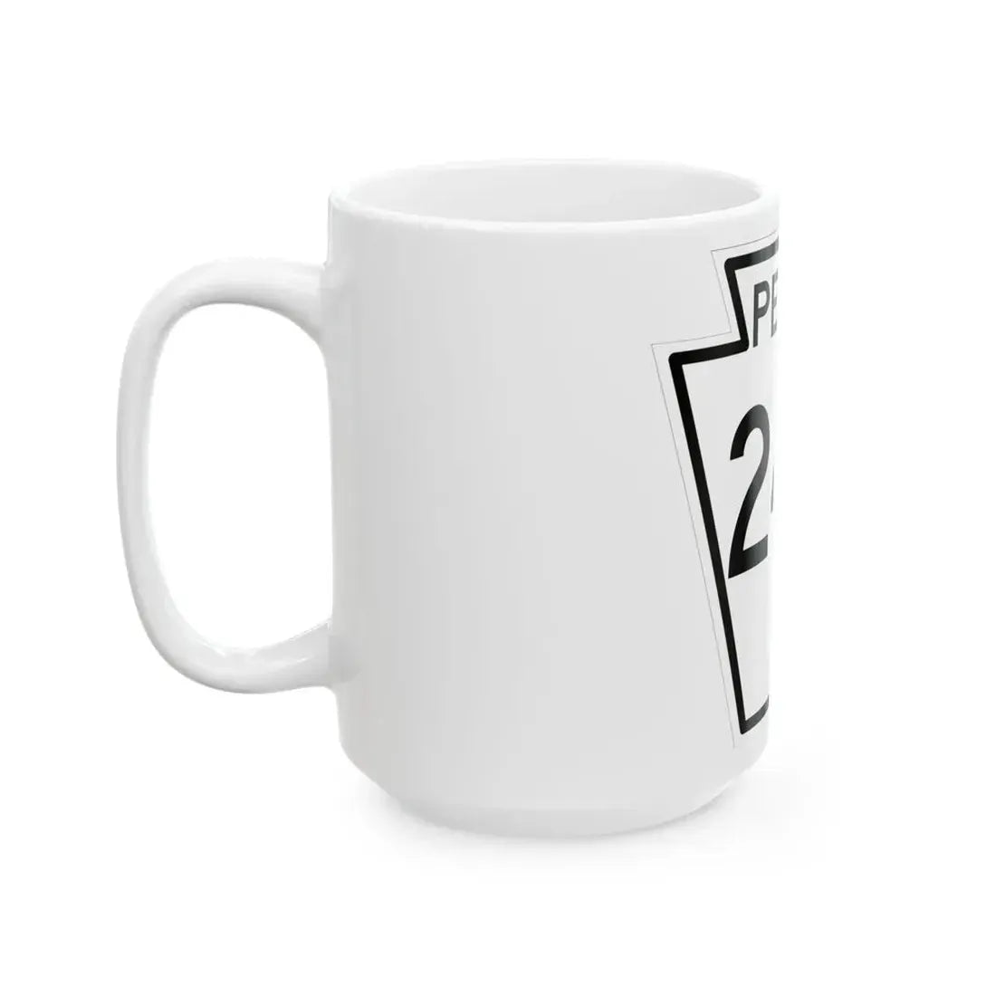 PA-246 1948 (Pennsylvania) (Road Sign) White Coffee Mug - Go Mug Yourself
