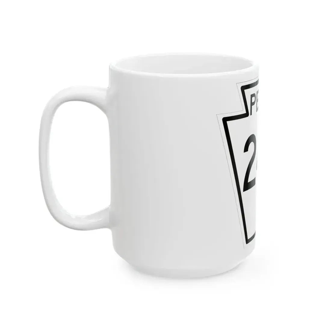 PA-249 1948 (Pennsylvania) (Road Sign) White Coffee Mug - Go Mug Yourself