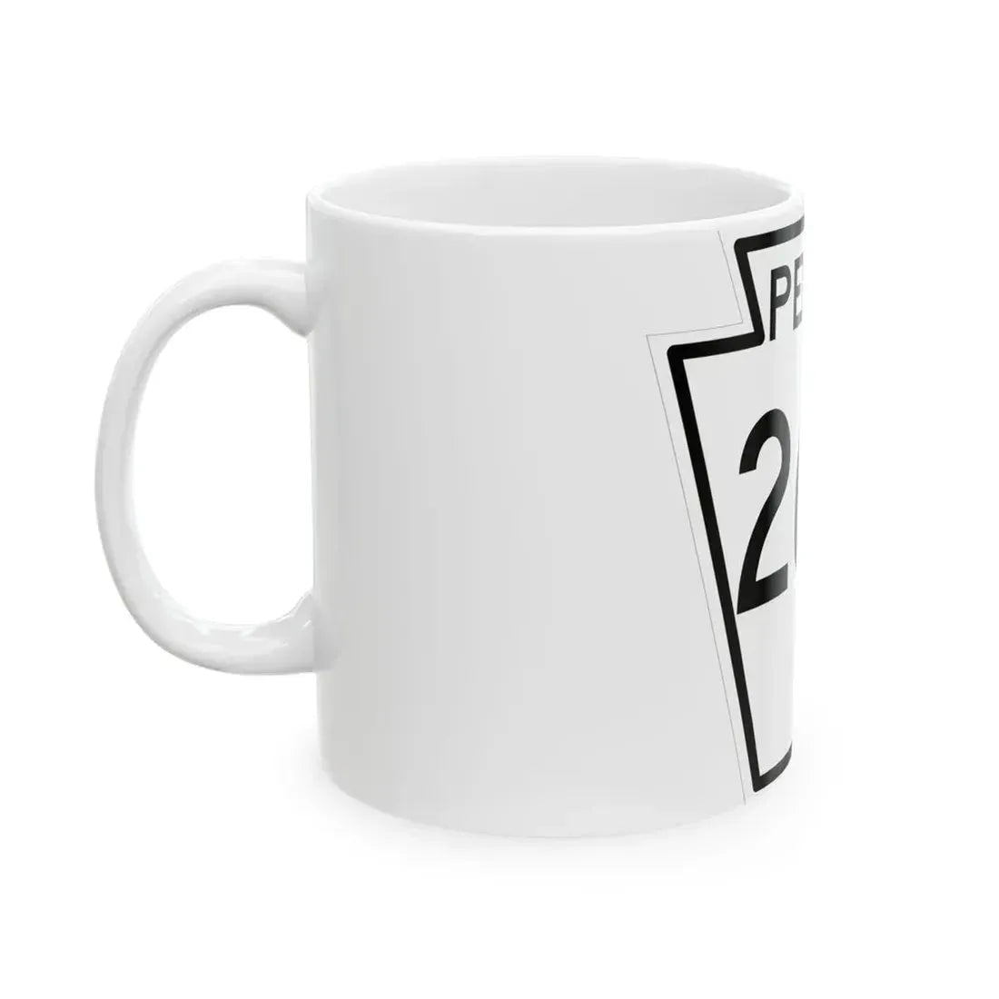 PA-260 1948 (Pennsylvania) (Road Sign) White Coffee Mug - Go Mug Yourself