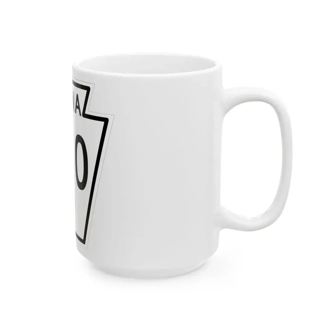 PA-260 1948 (Pennsylvania) (Road Sign) White Coffee Mug - Go Mug Yourself