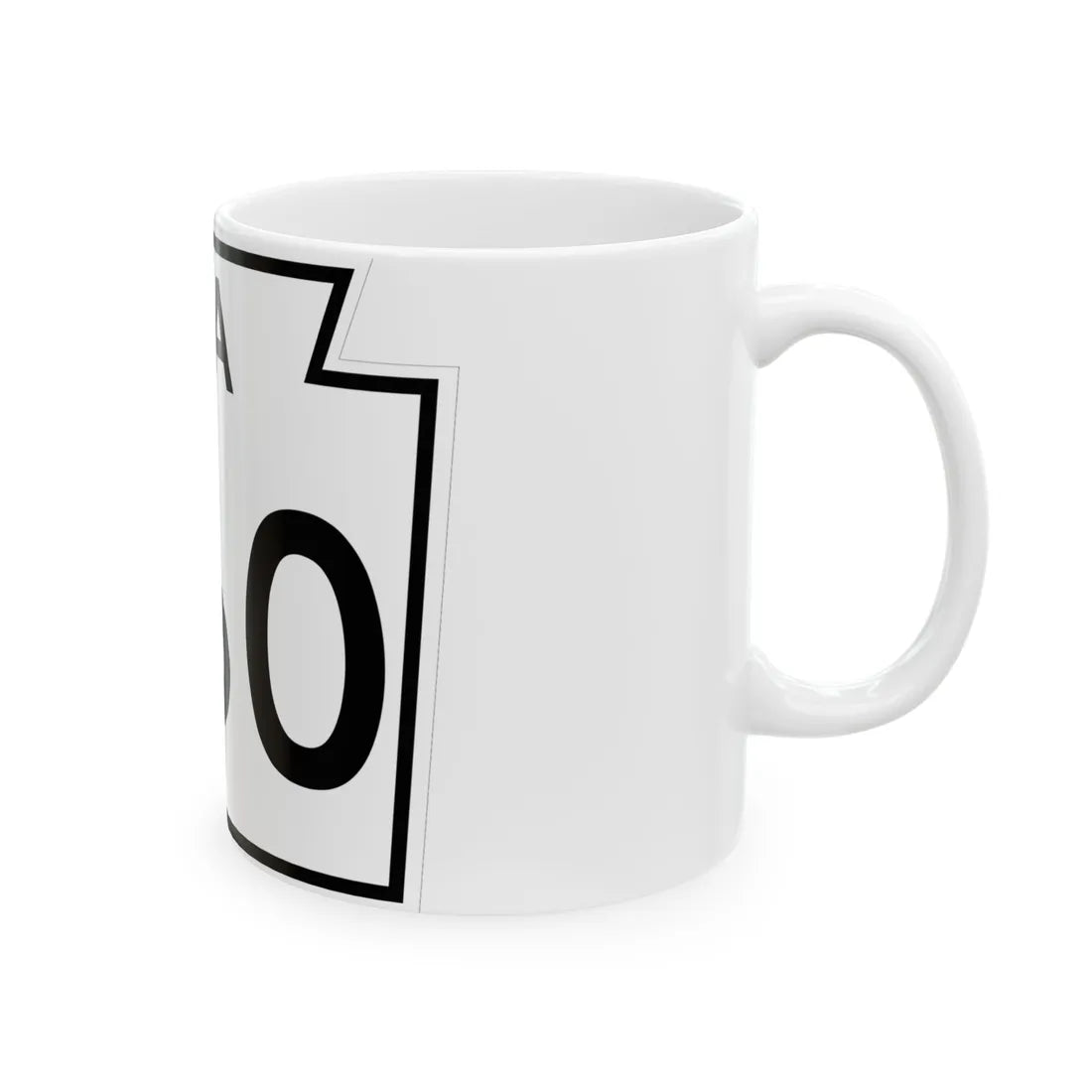 PA-260 1960 (Pennsylvania) (Road Sign) White Coffee Mug - Go Mug Yourself