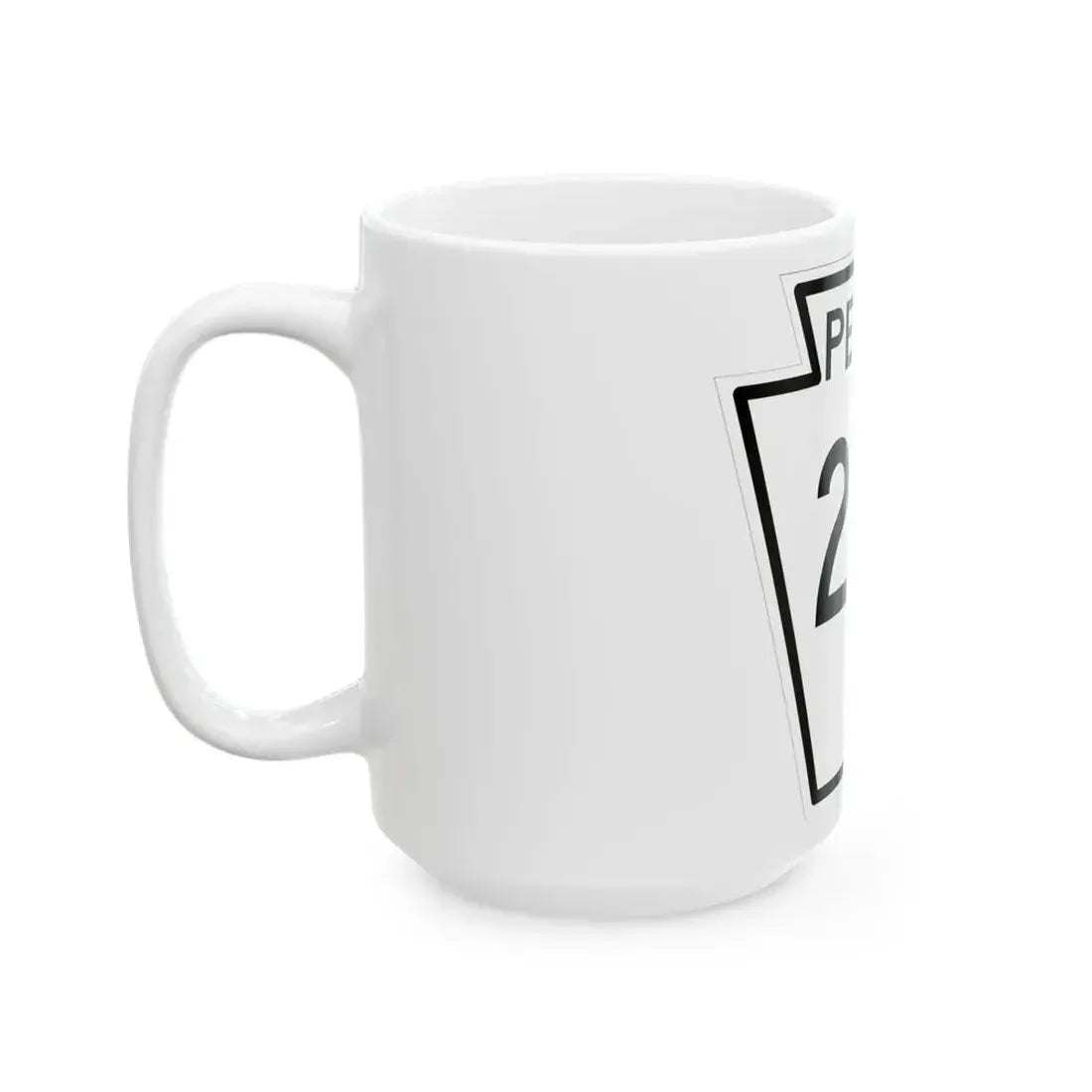 PA-261 1948 (Pennsylvania) (Road Sign) White Coffee Mug - Go Mug Yourself