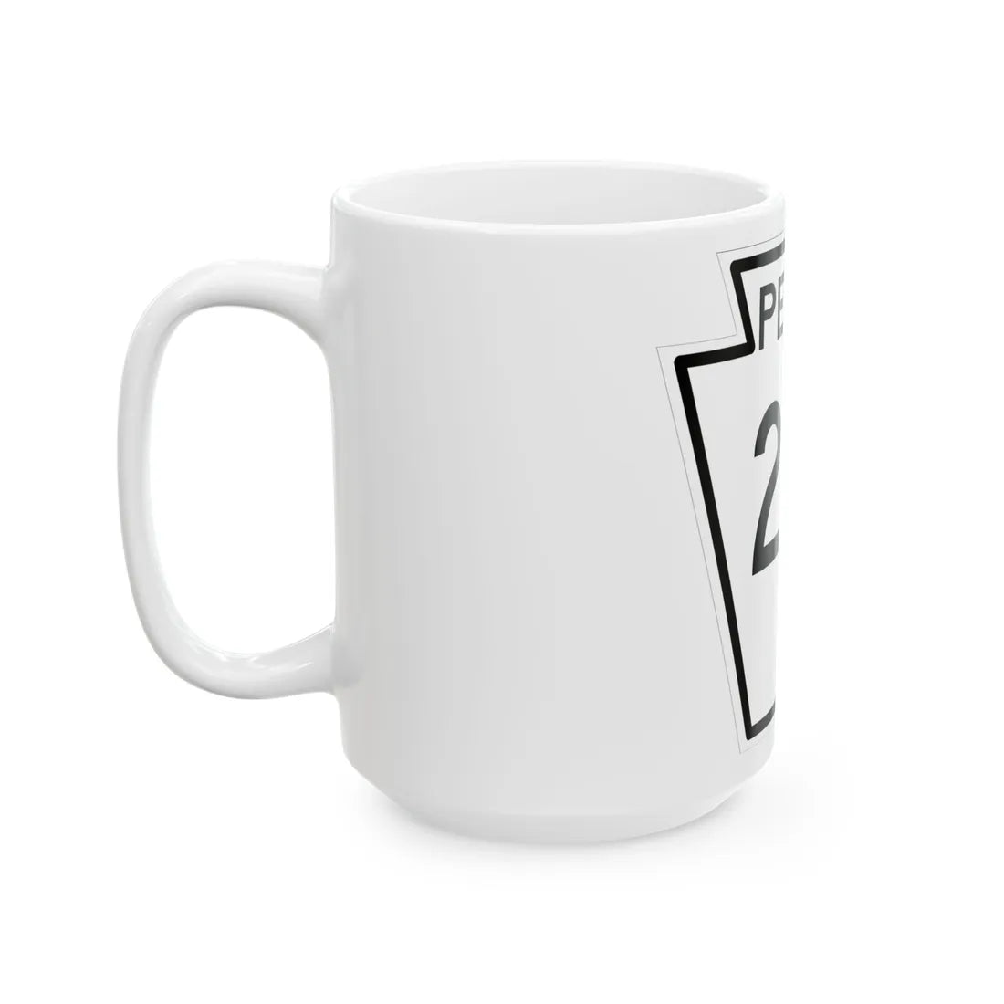 PA-291 1948 (Pennsylvania) (Road Sign) White Coffee Mug - Go Mug Yourself