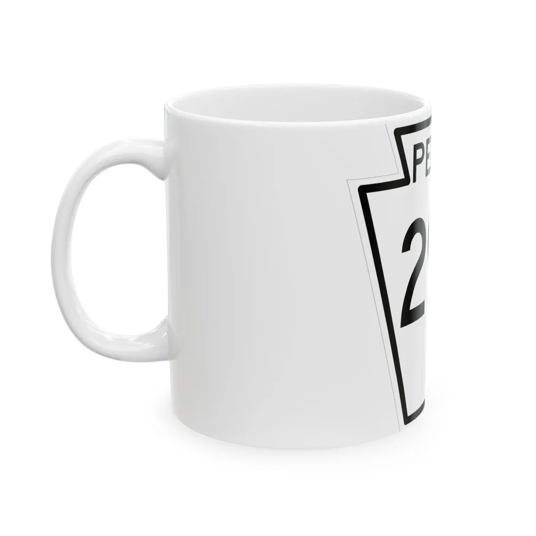 PA-292 1948 (Pennsylvania) (Road Sign) White Coffee Mug - Go Mug Yourself