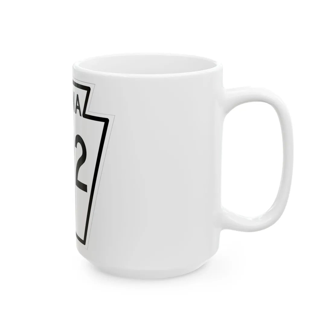 PA-292 1948 (Pennsylvania) (Road Sign) White Coffee Mug - Go Mug Yourself