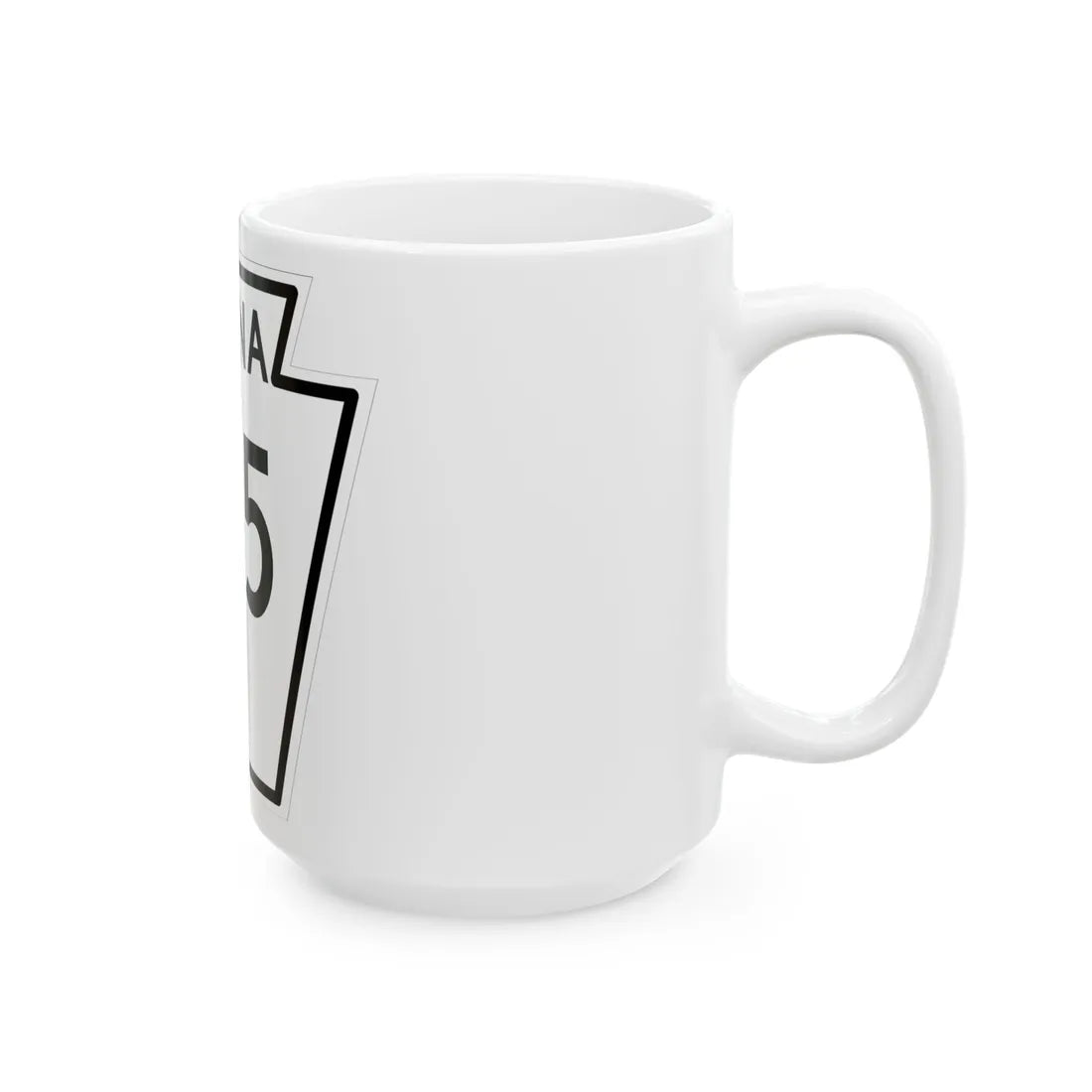 PA-315 1948 (Pennsylvania) (Road Sign) White Coffee Mug - Go Mug Yourself