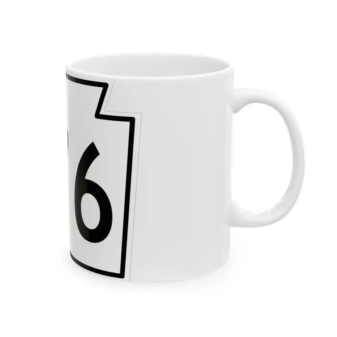 PA-376 1962 (Pennsylvania) (Road Sign) White Coffee Mug - Go Mug Yourself