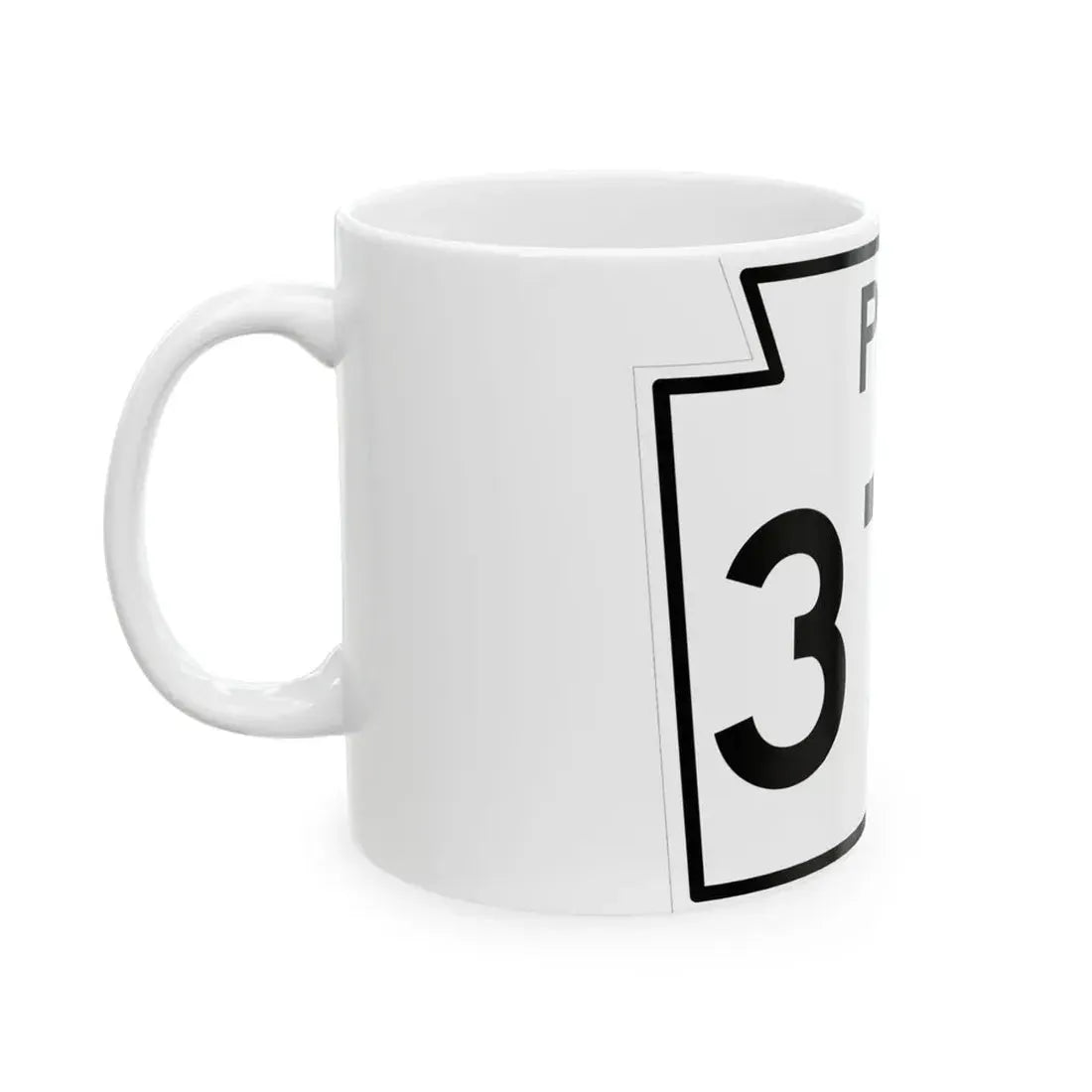 PA-378 1960 (Pennsylvania) (Road Sign) White Coffee Mug - Go Mug Yourself